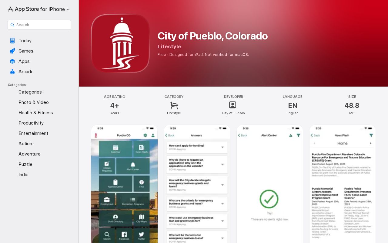Pueblo County Clerk of Court records compared with official City of Pueblo iOS app