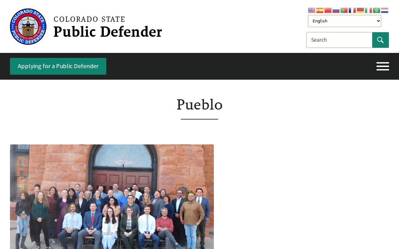 Colorado State Public Defender Pueblo office source for criminal charge defense